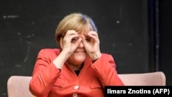 Cancelara germană Angela Merkel la Summitul Digital de la Tallinn, 29 septembrie 2017