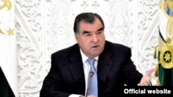 Tajikistan -- Tajik President Emomali Rahmon, Dushanbe, 06Nov2011