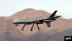 Американский военный разведывательно-ударный беспилотник MQ-9 Reaper