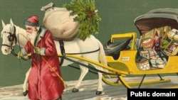 Калядная паштоўка, ілюстрацыйная выява