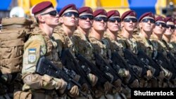 Під час військового параду до Дня Незалежності України. Київ, 24 серпня 2018 року