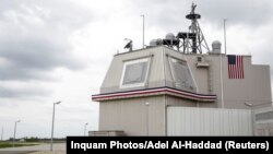 Instalație din sistemul defensiv de rachete la baza aeriană de la Deveselu, 12 mai 2016