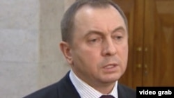 Belarusian Foreign Minister Uladzimer Makei