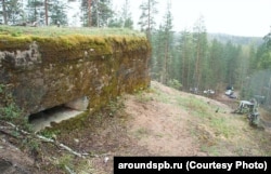 The bunkers -- part of the so-called Stalin Line -- were built in the 1920s and 1930s, modernized in the 1950s, and abandoned in the 1990s.