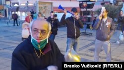 Antivladin protest u Kragujevcu, 7. maj 2020.