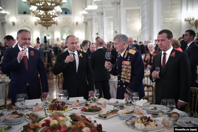 La recepția de la Kremlin