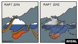 In Crimea, the honeymoon is over.