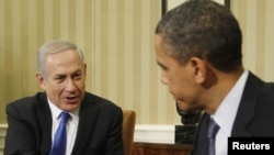 Барак Обама и Бенјамин Нетанјаху во Белата Куќа