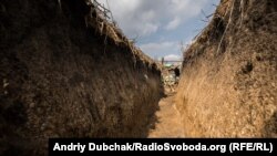 Окопи на передовій під Водяним