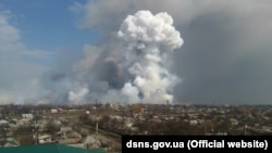 Взрывы боеприпасов на военном складе в Балаклее, 23 марта 2017 года