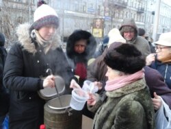 "Еда вместо бомб" в Санкт-Петербурге