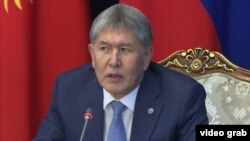 Kyrgyz President Almazbek Atambaev (file photo)