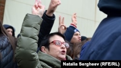 Протесты в Кишиневе против итогов выборов 13 ноября