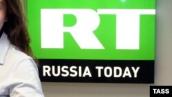 Një emision i televizionit "Russia today"