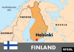 Сучасная Фінляндыя на мапе