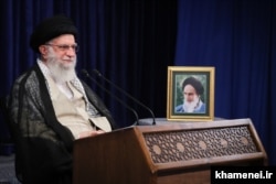 Iranian Supreme Leader Ayatollah Ali Khamenei has the last say on all matters in his country.