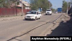 Дорога в Иргелинском сельском округе