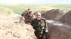 Separatists on the front lines in Nagorno Karabakh 