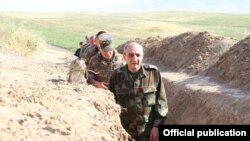 Separatists on the front lines in Nagorno Karabakh 