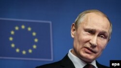 Ілюстраційне фото. Президент Росії Володимир Путін на саміті ЄС–Росія. Брюссель, січень 2014 року