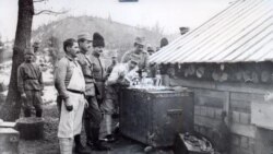 Ajun de An Nou pe linia frontului, Sursa: Expoziția Marele Război, 1914-1918, Muzeul Național de Istorie a României