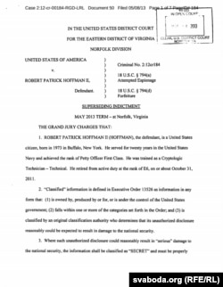 The indictment against Hoffman