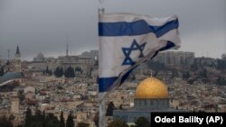 A view of Jerusalem's Old City, seen from the Mount of Olives