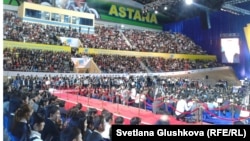 "Нұр Отан" партиясы "Жас Отан" жастар қанатының 2-съезі. Астана, 16 қараша 2012 жыл.