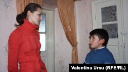 Valentin Bunescu şi diriginta sa Nadia Colesnic