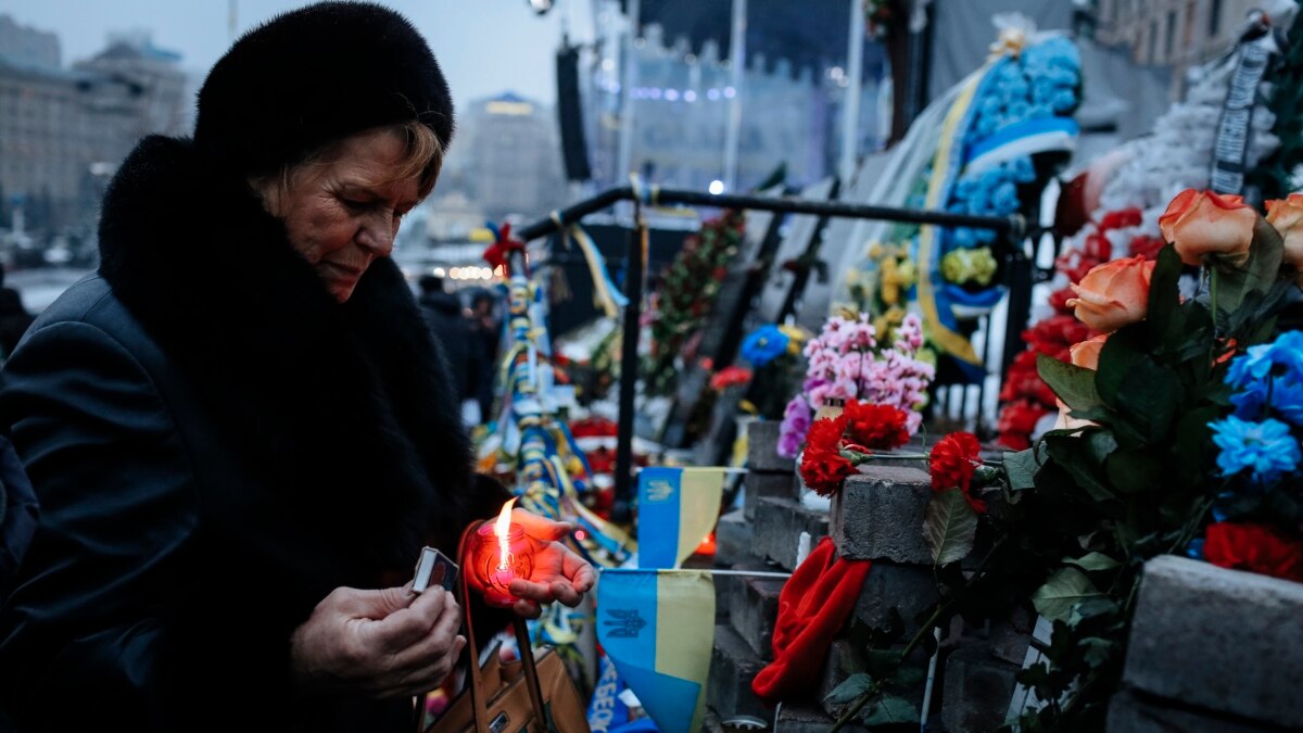 Ukraine Marks Anniversary Of Maidan Massacre