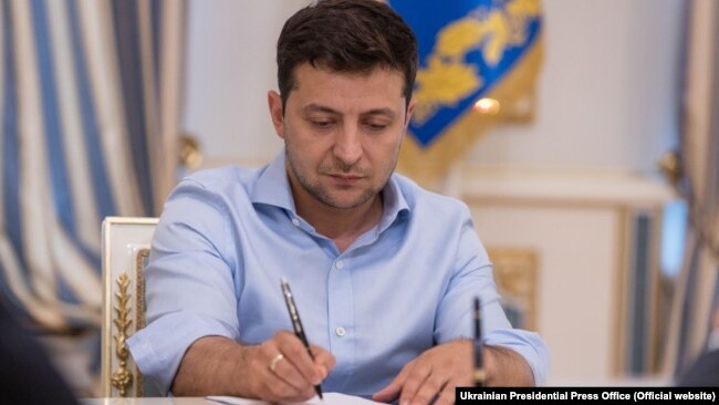 Ukrainian President Volodymyr Zelenskiy (file photo)