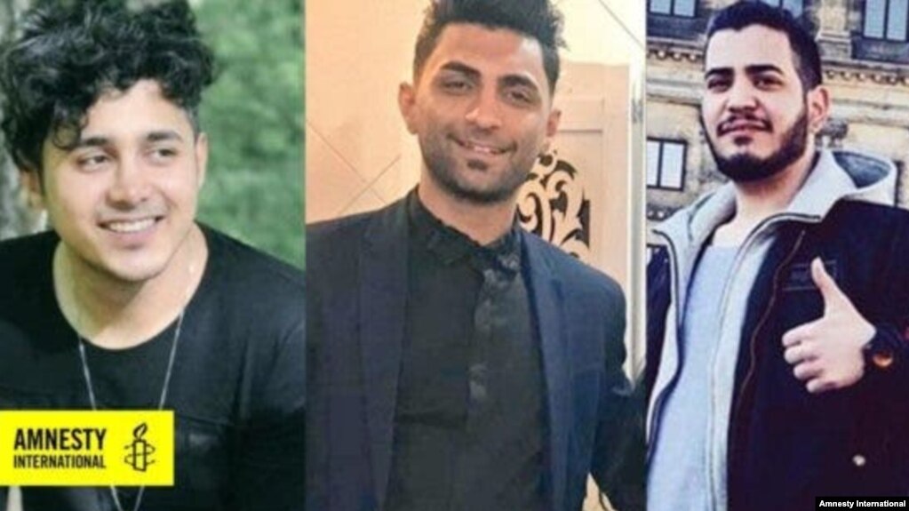 از راست به چپ: امیرحسین مرادی، محمد رجبی و سعید تمجیدی