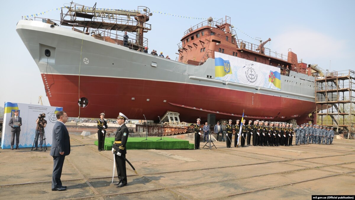 oi5.ru: В Украине на воду спустили разведывательный корабль для ВМС – Минобороны В Украине на воду спустили разведывательный корабль для ВМС – Минобороны