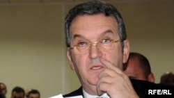 Poslanik u crnogorskom Parlamentu i gradonačelnik Podgorice Momir Mugoša. Foto: Savo Prelević, 