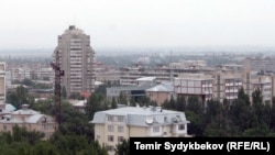 Вид на Бишкек.