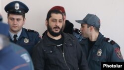 Armenia - Artur Vartanian, the main defendant in the trial of 20 people accused of plotting a coup détat, at a courtroom in Yerevan, 17Mar2017.