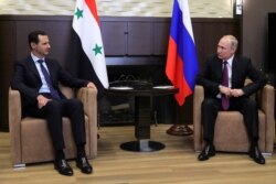 Перамовы Башара Асада з Уладзімірам Пуціным