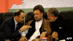 While Atta Mohammad Noor (L) has been angry with the Afghan President Ashraf Ghani, he has also been incensed by Afghan Chief Executive Abdullah Abdullah (R).