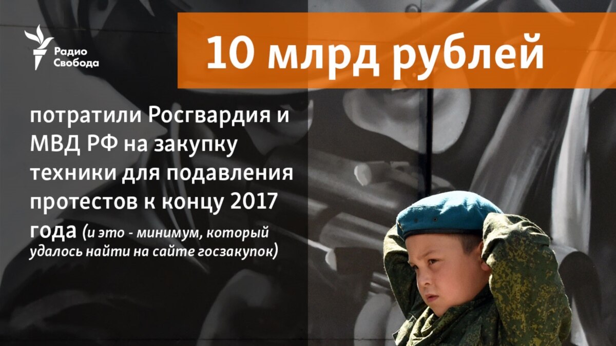 Арсенал страха. Росгвардия и МВД готовы к протестам на 10 млрд рублей