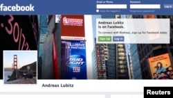 Profili në Facebook i bashkë-pilotit