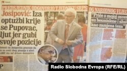 Optužbe Josipovića na račun Pupovca u hrvatskim novinama