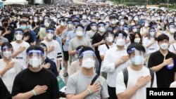 Забастовка медиков-стажеров в Южной Корее. 