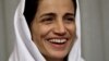 Iranian human rights lawyer Nasrin Sotoudeh in Tehran after being freed following three years in prison, September 18, 2013