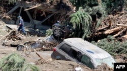 Последствия наводнения в Тбилиси 