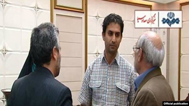 Reza Dehbashi was shown on state TV arriving in Tehran.