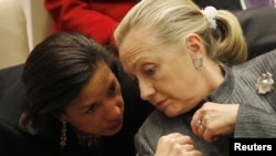 Susan Rice me Hillary Clinton