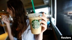 Social media users claim to have seen the poster depicting women dressed in traditional Armenian garb under the crescent and star of the Turkish flag in several Starbucks locations in Los Angeles County, which is home to a large number of people with full or partial Armenian ancestry. (file photo)