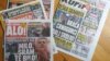 Na naslovnicama srpskih tabloida priče o "crnogorskoj izdaji"
