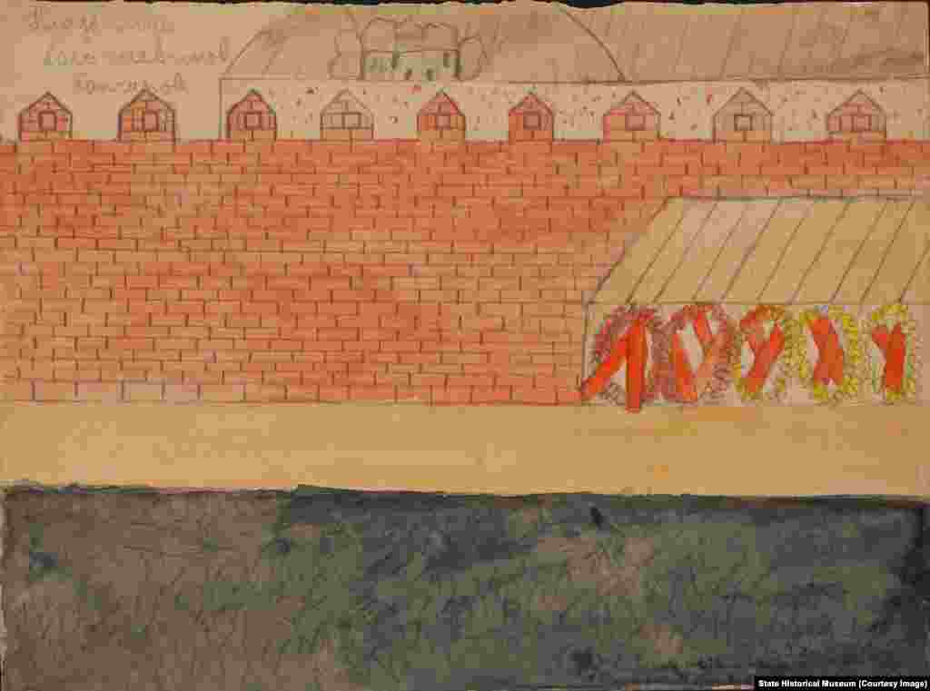 "Этим ценна эта коллекция, – говорит Лукьянов. – Своей наивностью, искренностью, подлинностью того, что происходило в этом страшном 1917 году". Гончаров. "Кладбище большевиков". 
