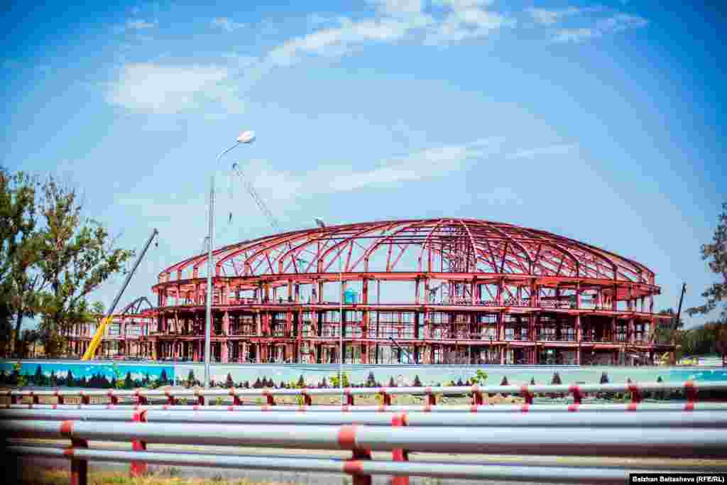 Another new ice stadium with a projected capacity of up to 3,000 spectators is also being built in Almaty&#39;s Medeu District. The facility will host skating and curling competitions.&nbsp;